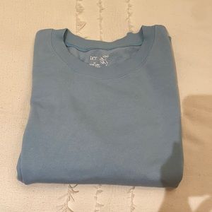Plain blue Crewneck oversized